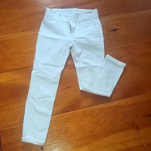 White ankle skinny jeans - tall approved